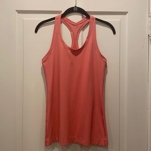 Lululemon Cool Racerback Tank Top - Nulu - Guava Pink (Coral) - Size 10